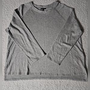 EILEEN FISHER XL grey pull-over Long Sleeve